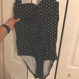 Swimsuits For All Polka Dot One Piece